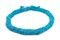 The Bead Chest Extra Tiny Blue Turquoise Cylinder Beads 1mm Afghanistan Gemstone 15 Inch Strand